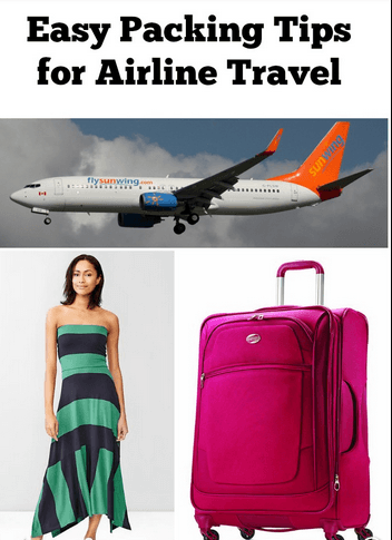 airline travel packing rules