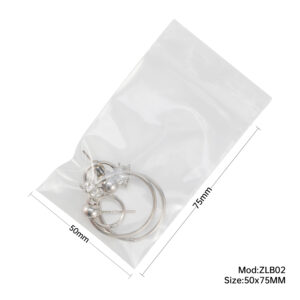 1000pcs 50mm x 75mm Resealable Ziplock Plastic Bags