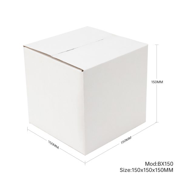 Regular Slotted 150 x 150 x 150mm Mailing Box White 100pcs
