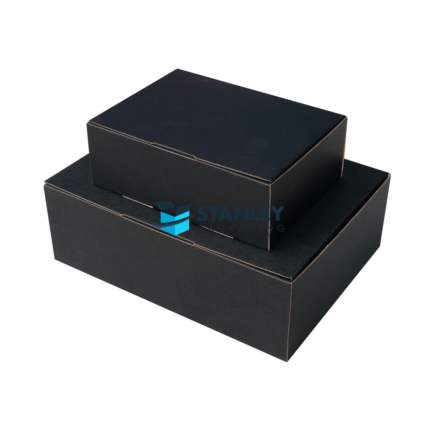 Buy 100pcs 175 X 130 X 55mm Diecut Mailing Box Black Online Australia ...