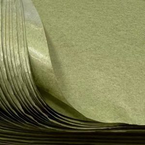 500 Sheets Acid Free Tissue Paper 500x750mm 17gsm Moss Green