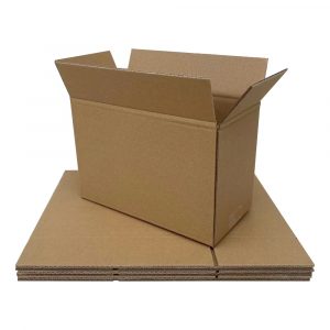25pcs Regular Slotted 300 x 300 x 300mm Cube Mailing Box Brown