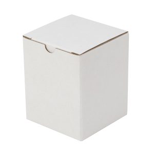 100pcs 80 x 80 x 100mm Candle Mailing Box White