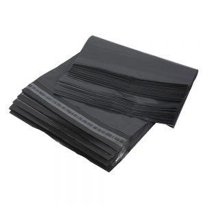 100pcs BLACK 750mm x 900mm Poly Mailing Bag Courier Satchel