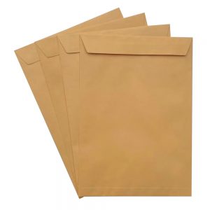 250pcs C4 GOLD Peel & Seal Envelopes 229mm x 324mm 100GSM