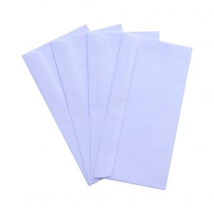 1000pcs DL White Plainface Envelopes 110mm x 220mm