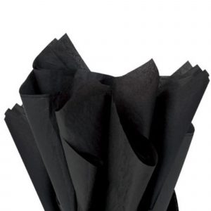 Black tissue paper
