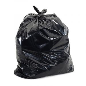 240 Litre HEAVY DUTY Black Bin Liners Garbage Bags 100pcs