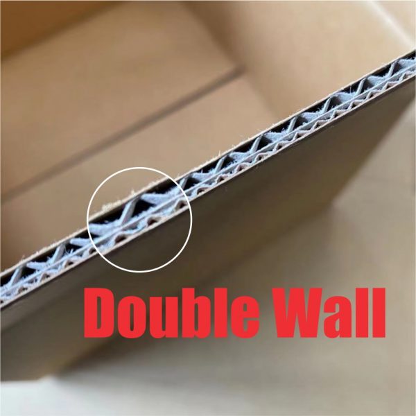720pcs Heavy Duty 265 x 265 x 180mm Brown Double Wall Mailing Box