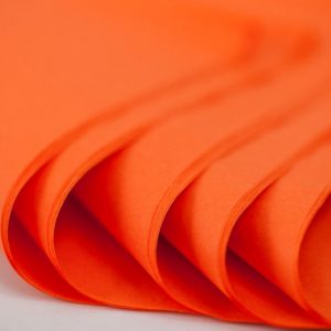 500 Sheets Acid Free Tissue Paper 500x750mm 17gsm Burnt Orange