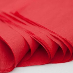 500 Sheets Acid Free Tissue Paper 500x750mm 17gsm Red