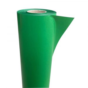 Wrapping Paper Roll 500mm X 60m Xmas Green 80GSM