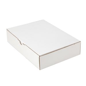200pcs 155 x 135 x 16mm Diecut Flat Mailing Box White