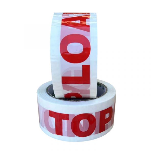 36Rolls 48mm x 75m Top Loading Only Pre-Printed Packaging Tape