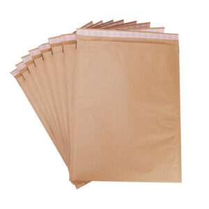 100pcs 240x340mm Honeycomb Padded Mailer Brown