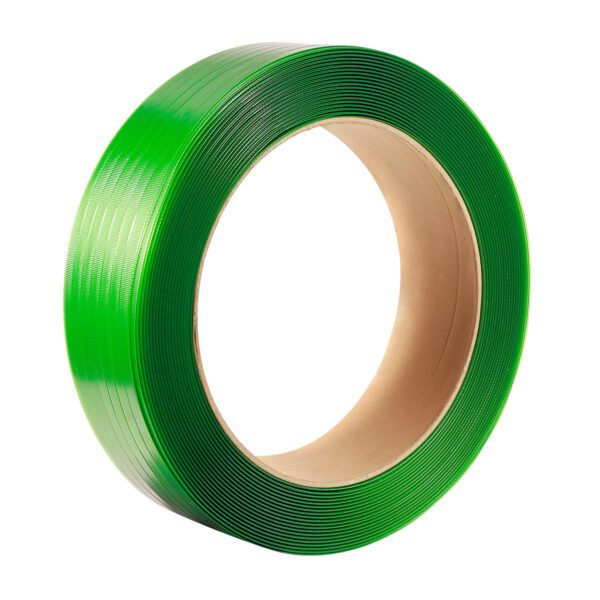 Pet Strapping Green Embossed 16mm x 0.9mm x 1100m