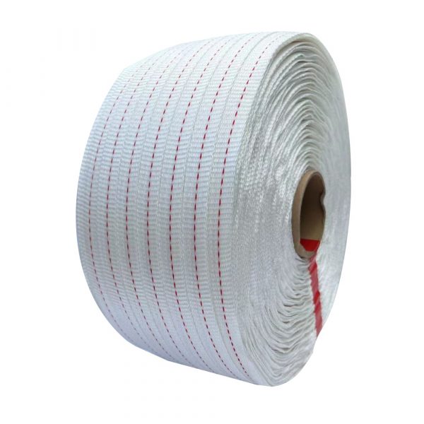 Poly Woven Strapping 19mm x 800m 1x Red Line