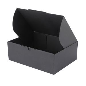 100pcs Full Black 150 x 100 x 75mm Diecut Mailing Box