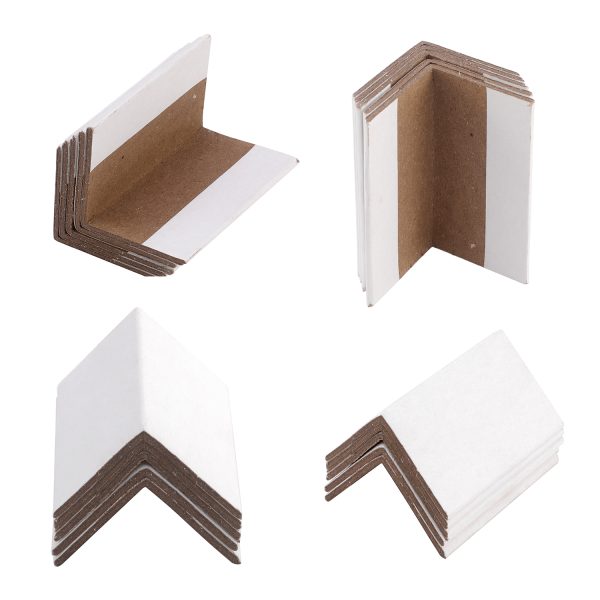 Cardboard Strapping Corner Protectors Guards 60x60x100mm 400pcs/pack White