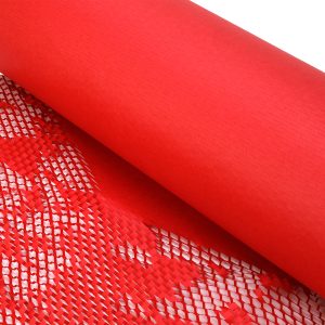 Honeycomb Protective Paper Wrap Roll 500mmx250m Red