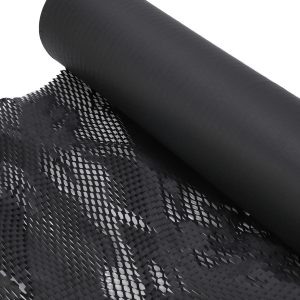 Honeycomb Protective Paper Wrap Roll 500mmx250m Black