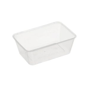 650ML Rectangle Plastic Takeaway Food Container 500/Carton
