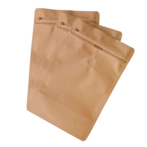 100x Biodegradable Stand Up Pouch with Window 160x230