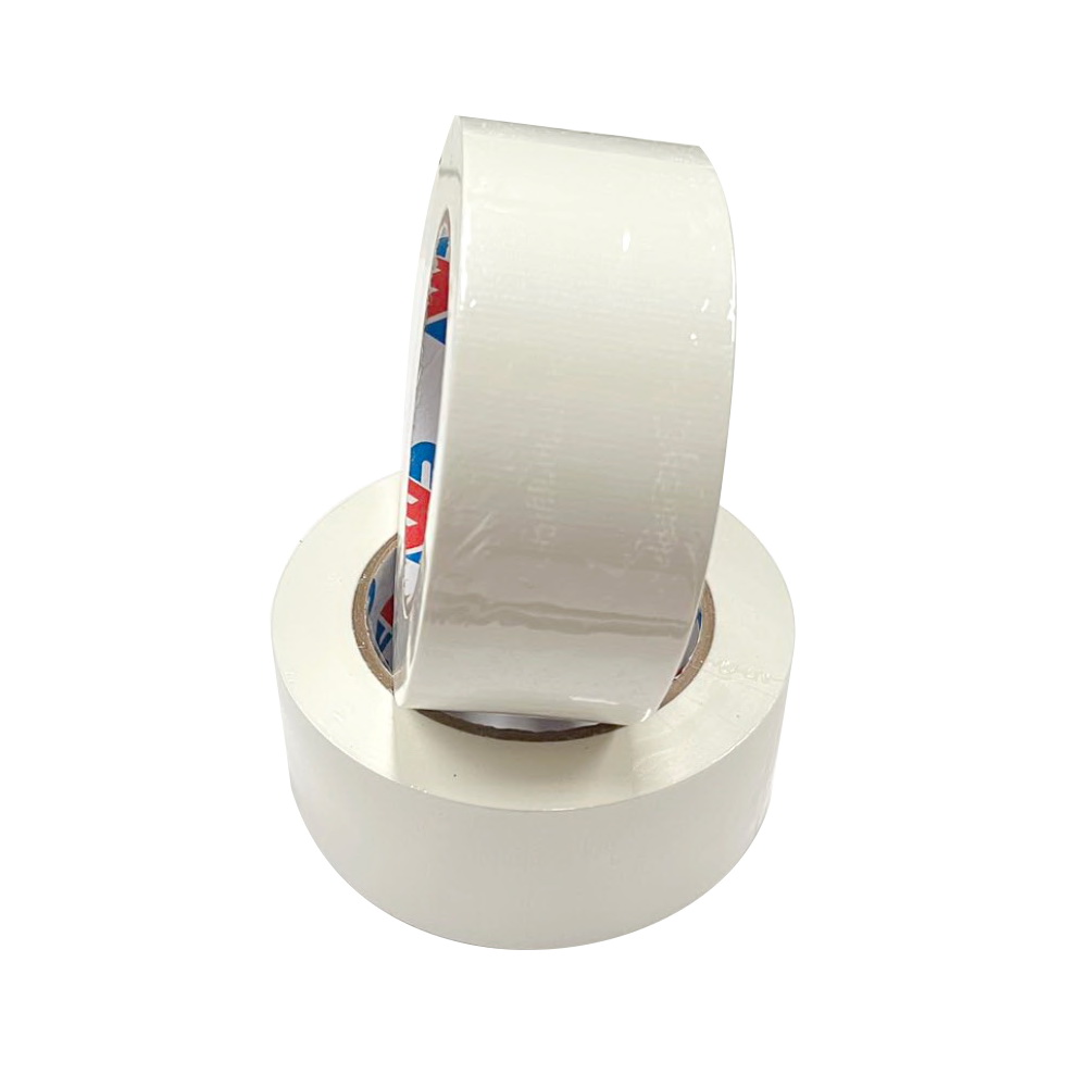 24 rolls White Cloth Tape 48mm x 25m 24 rolls White Cloth Tape 48mm x 25m