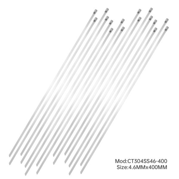 Stainless Steel 304 Cable Ties 4.6 x 400mm -100Piece