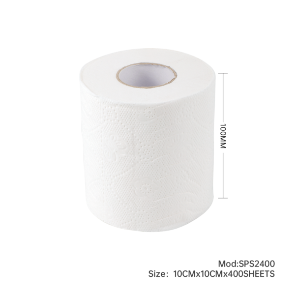 Embossed Toilet Tissue 2Ply 400sheets/roll 48pack