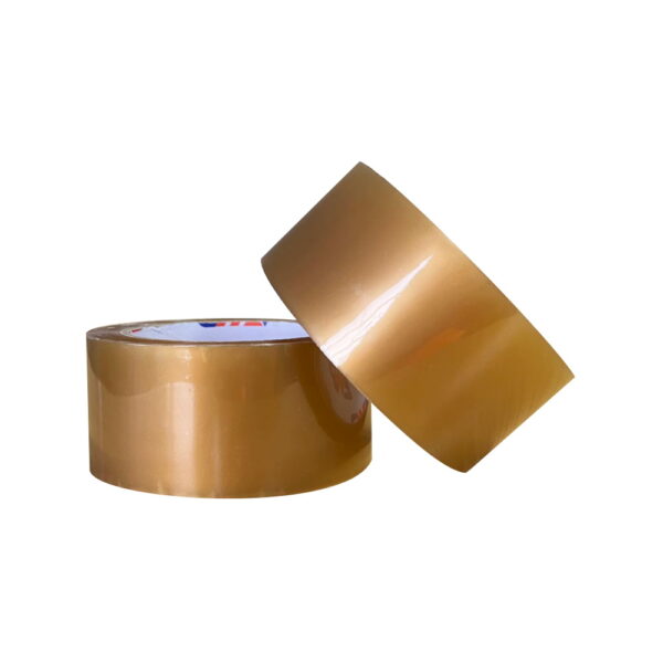 36 Rolls Natural Clear Rubber Packaging Tape 48mm X 75m