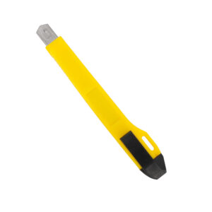 10pcs Plastic Cutter Safety Knife 9mm Yellow