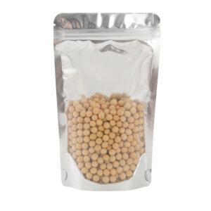 500x Stand Up Pouches Clear Front with Foil Back 120x200mm