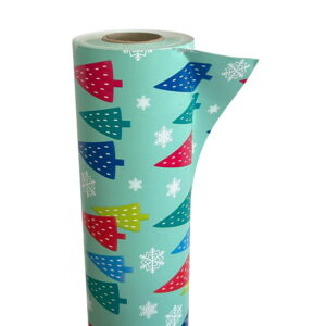 Wrapping Paper Roll 500mm X 60m Christmas tree 80GSM