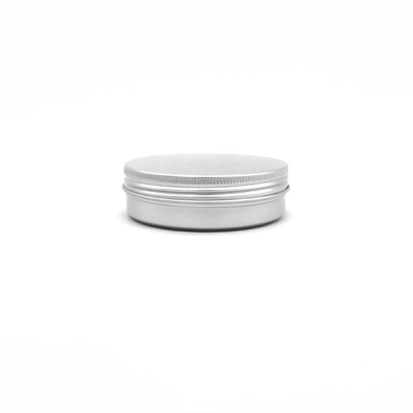 100ML Aluminium Tin Jar Base & Lid Screw Cap 100 per carton