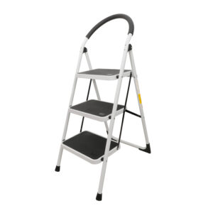 3 Steps Steel Folding Ladder Stool Heavy Duty 150kg