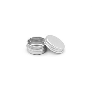 15ML Aluminium Tin Jar Base & Lid Screw Cap 100 per carton