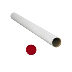 10 Pack - 3" X 20" Cardboard Shipping Mailing Tubes With End Caps