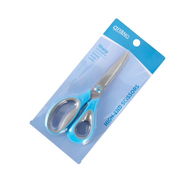 Blue Soft Grip 18cm Scissors 1.8mm Blade
