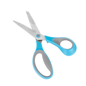 Blue Soft Grip 18cm Scissors 1.8mm Blade