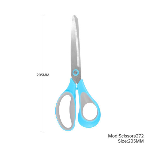 Blue Soft Grip 20.5cm Scissors 1.8mm Blade