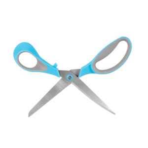 Blue Soft Grip 23.5cm Scissors 2.5mm Blade