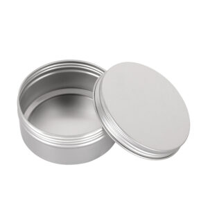 150ML Aluminium Tin Jar Base & Lid Screw Cap 100 per carton