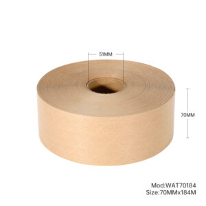 thumbnail image 2 of F10 Reinforced Gummed Paper Tape - 70mm X 100m Roll, Water Activated 2 of 3