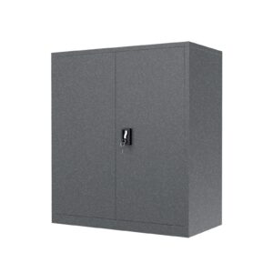 Graphite Steel Storage Cupboard Lockable Cabinet 1020*905*460mm