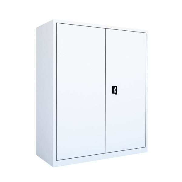 White Steel Storage Cupboard Lockable Cabinet 1020*905*460mm