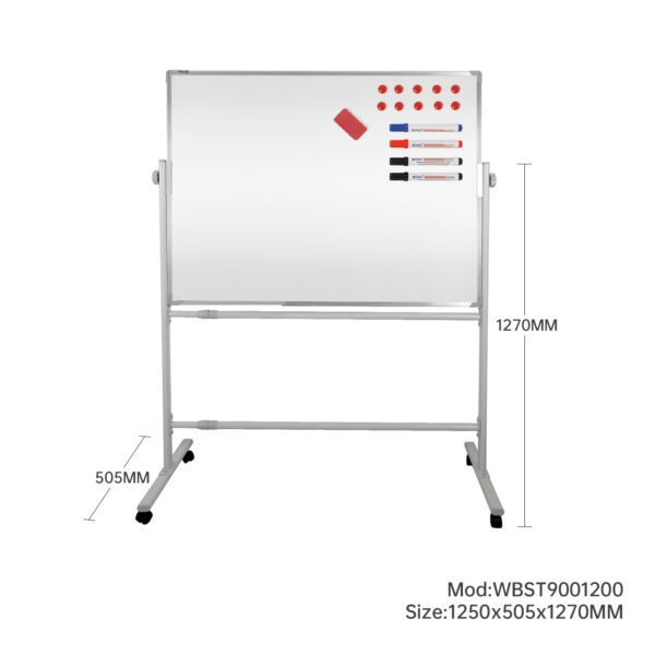 Adjustable Mobile Whiteboard Stand 100-200cm