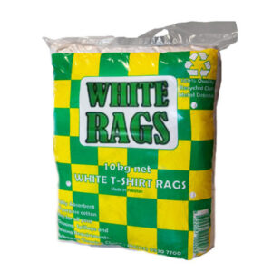 Pure White T-Shirt Rags 10KG Bags