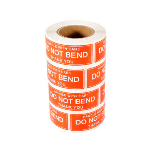 12Rolls DO NOT BEND Label 75x25mm RED 3000Labels
