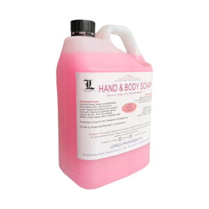 Hand & Body Soap Liquid with Glycerine 5 Litre Pink